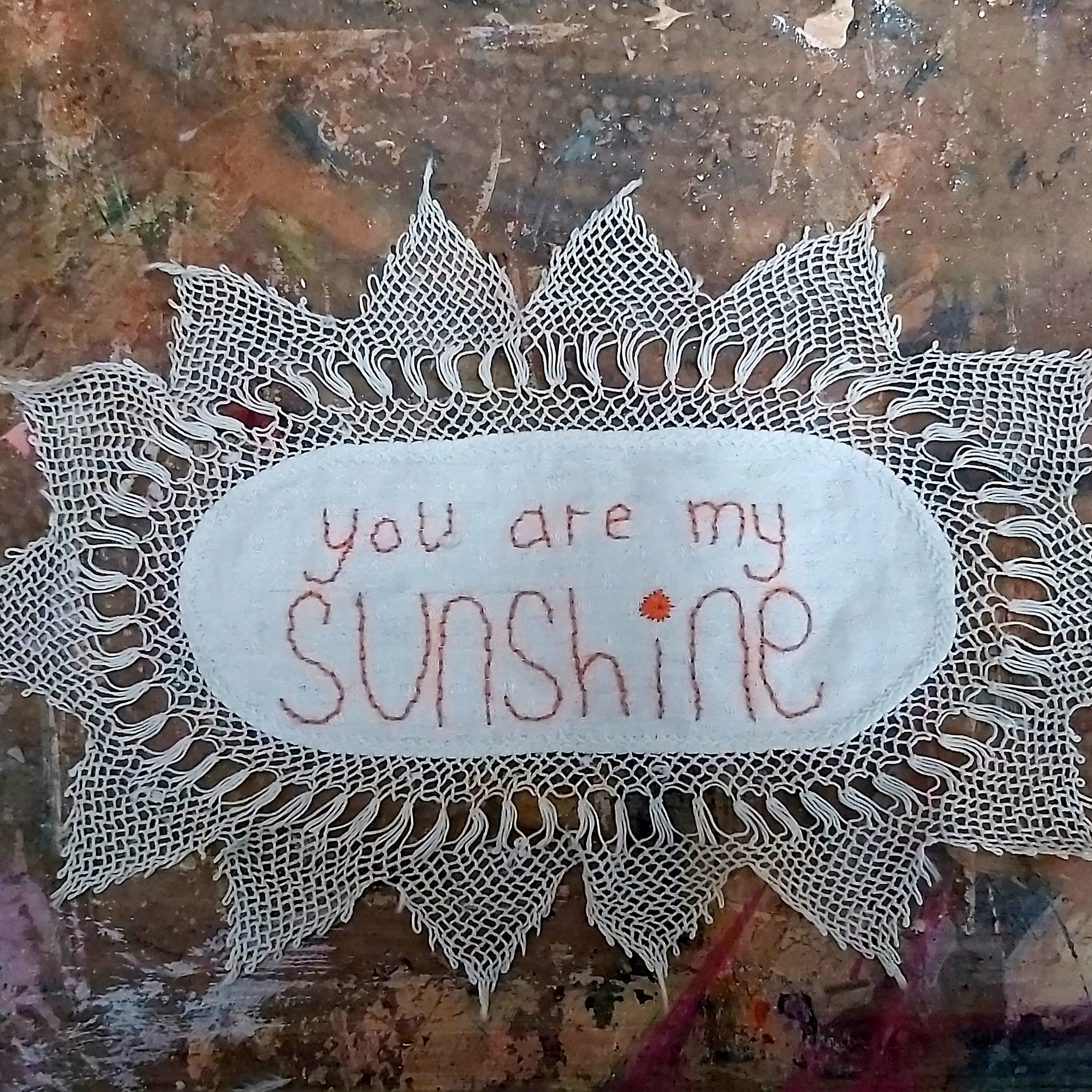 embroidery you are my sunshine